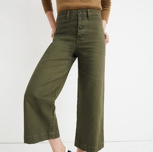 Madewell Emmett Wide-leg Crop pant